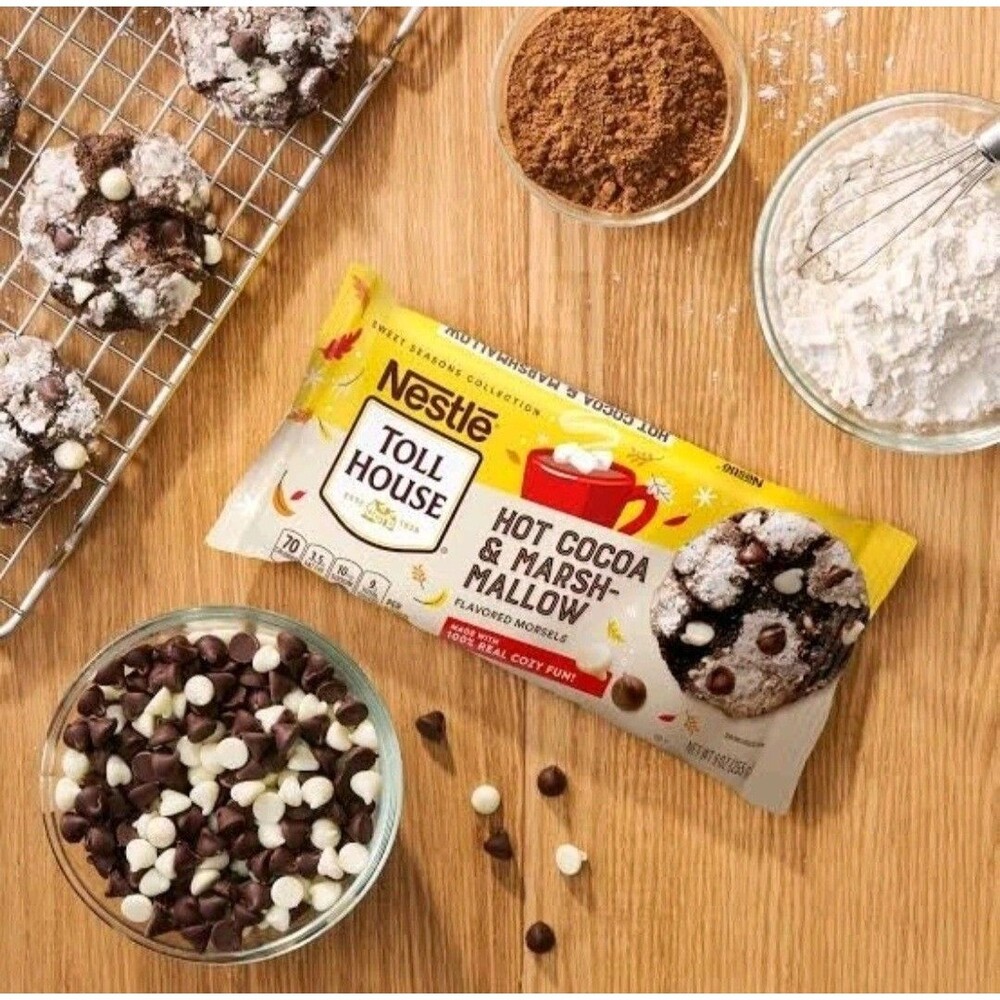 Nestle Toll House Hot Cocoa & Marshmallow Morsels Baking Chips BB: 1/2027 Lot 6